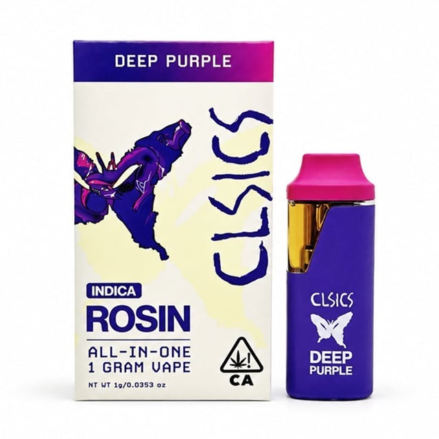 Deep Purple - LIVE ROSIN ALL IN ONE VAPE 1g