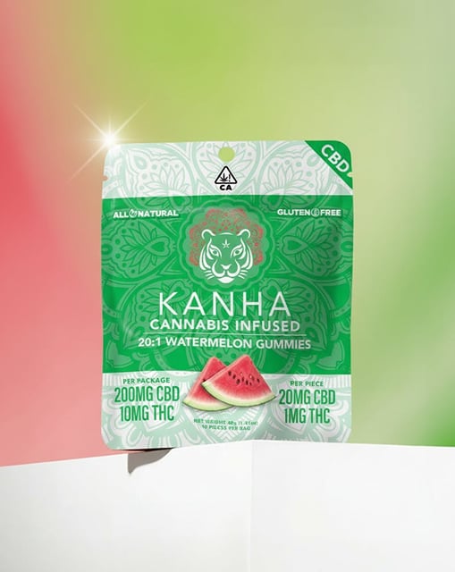20:1 Watermelon | CBD:THC | 200mg CBD/10mg THC | 10-pack