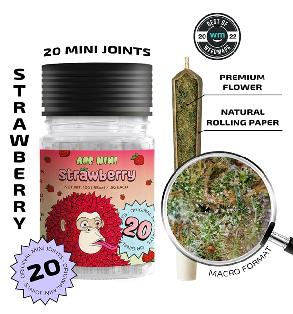 Strawberry — 20 original mini joints (10g | 0.5g each)