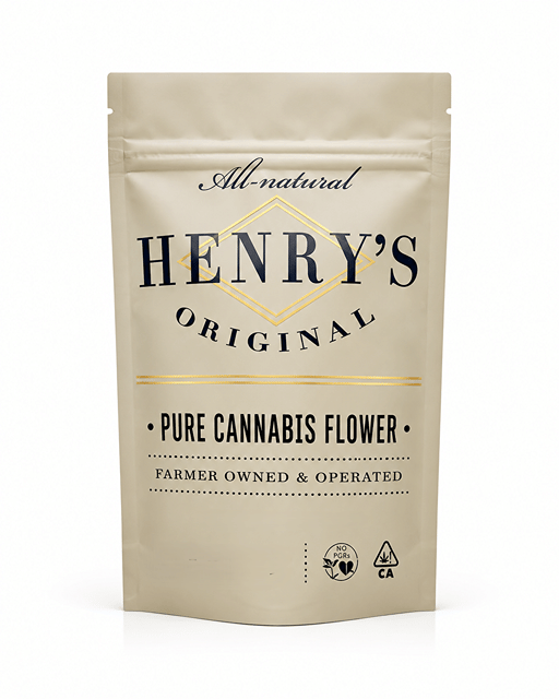 Henry's Original 14g Flower Big buds - Purple Stardawg