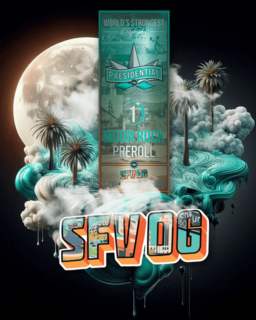 Presidential Moon Rock Preroll - SFV OG