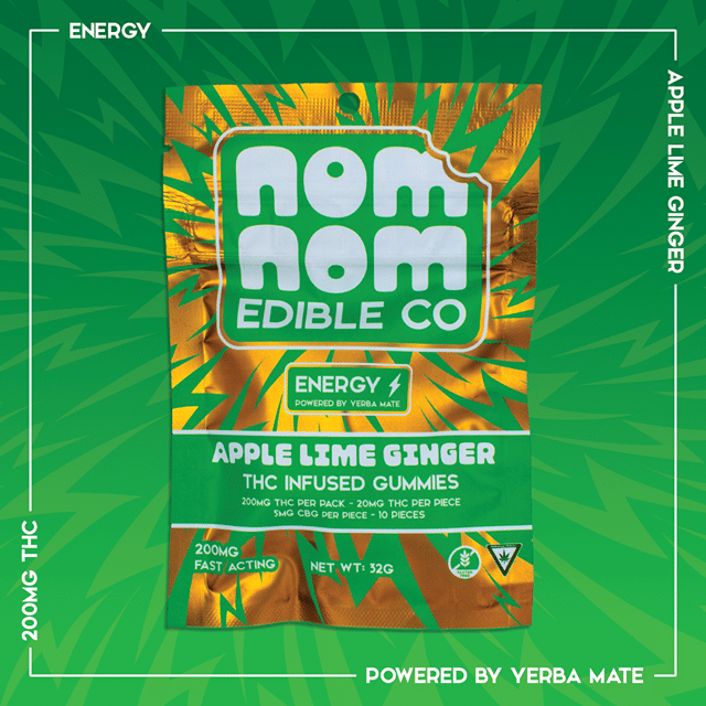 Gummies THC+CBG - Apple Lime Ginger