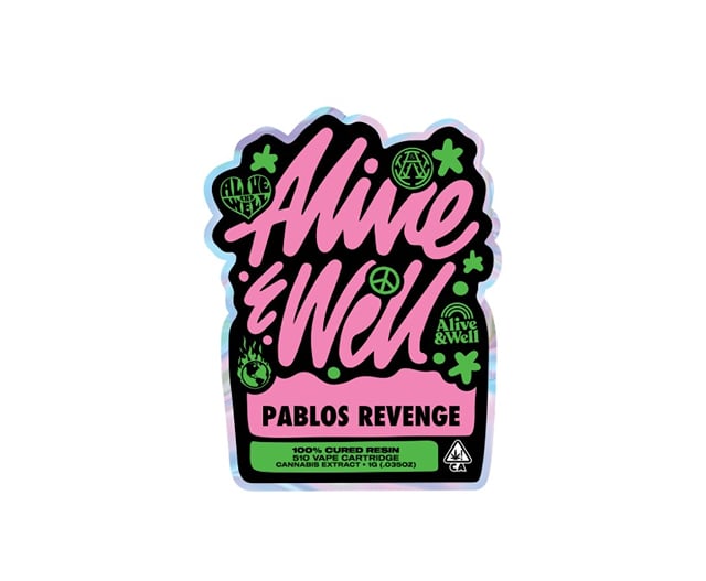 PABLO'S REVENGE CURED RESIN VAPE | ALIVE AND WELL
