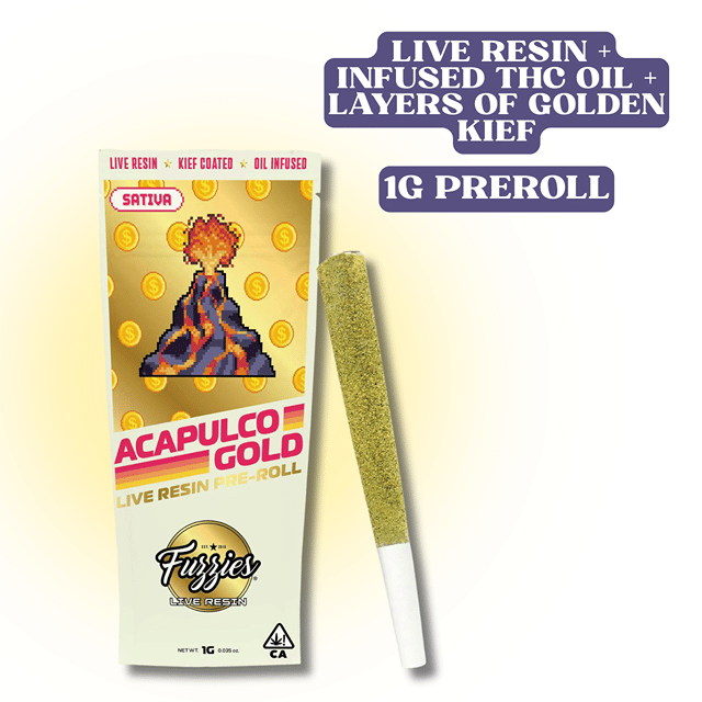 Acapulco Gold Live Resin Infused 1g Preroll