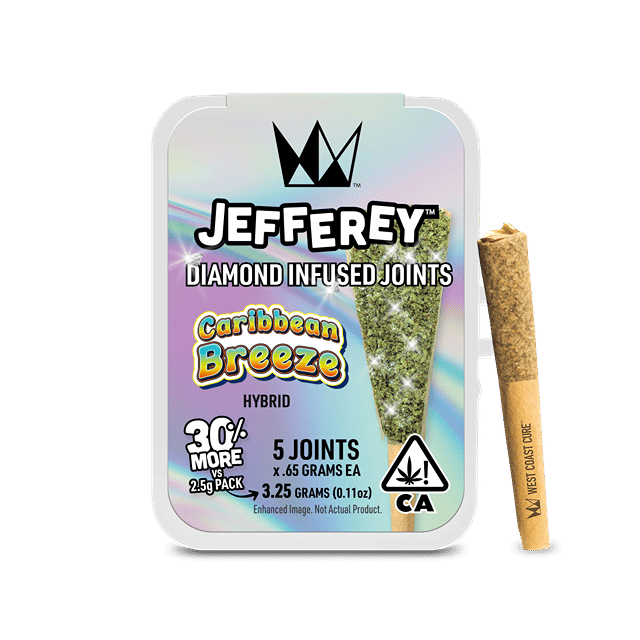 Caribbean Breeze - 0.65G Jefferey 5 Pack Infused