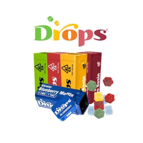 Drops Cannabis Jellies -: 20 Piece Jellies - Cali