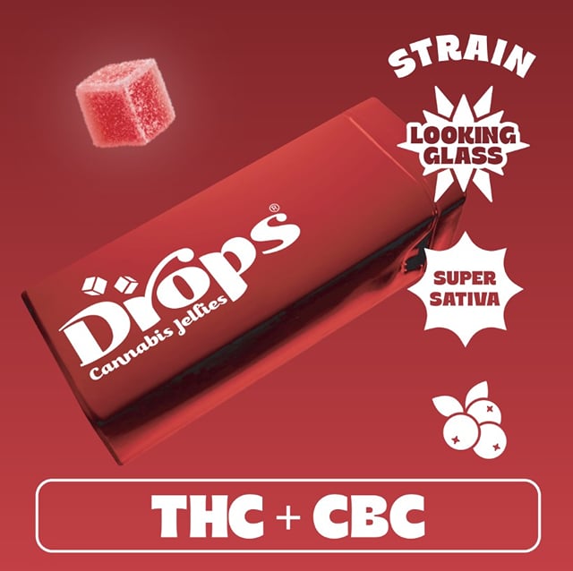 FOCUSED ENERGY CRANBERRY LIVE ROSIN GUMMIES | 1:1:1:1 CBC:CBD:CBG:THC | DROPS