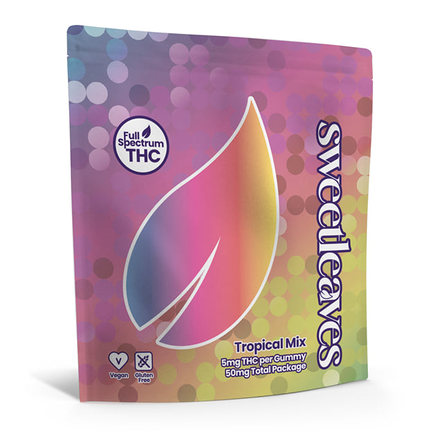 Tropical Mix - 5mg Hemp THC Gummies - 10pk
