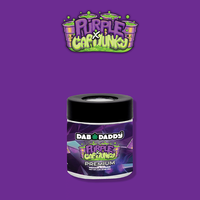 Dab Daddy® 3.5g Premium Indoor Flower - Purple X Cap | PROMOTION ITEM