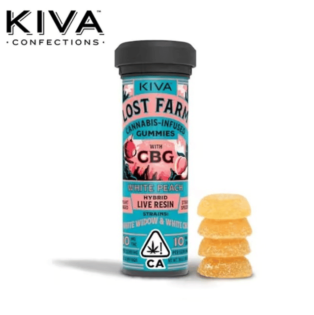 Kiva: Lost Farm - White Peach - W/ White Widow & White