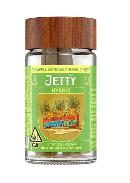 Pineapple Express x Pink Certz | Infused Joints | 0.5g each | 5pk