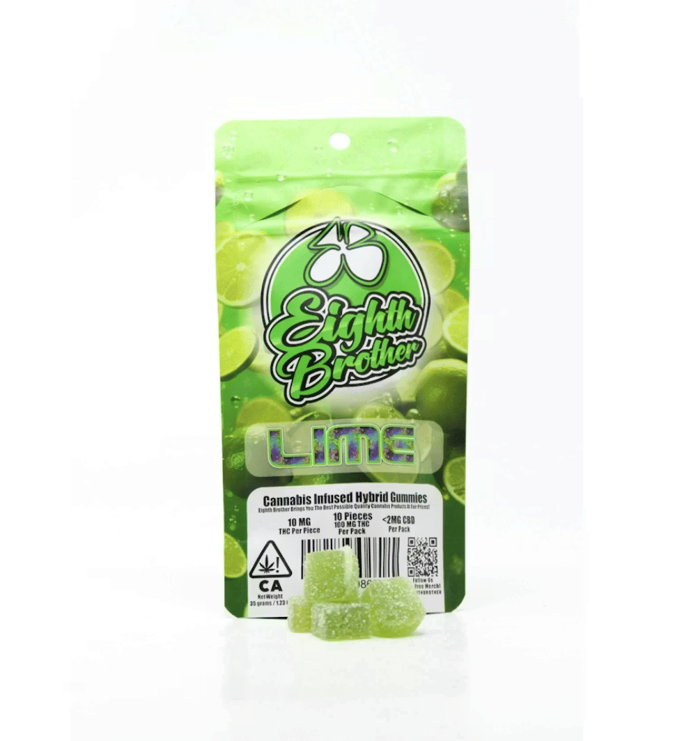 Eighth Brother: Lime - 100mg Gummies