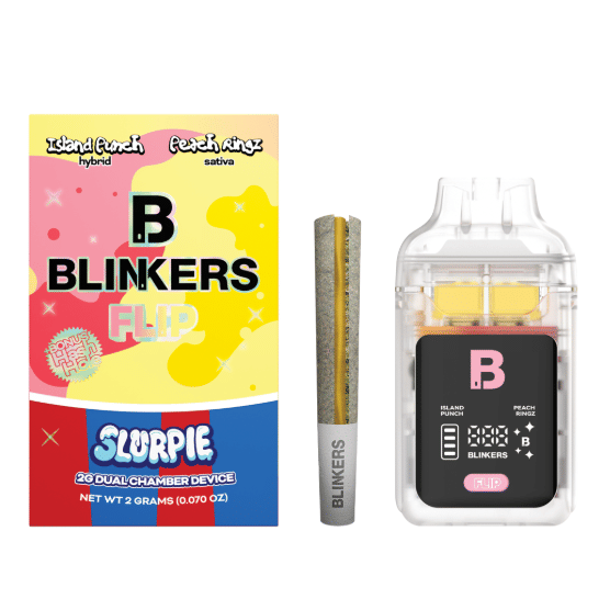 BLINKERS FLIP - 2G ALL IN ONE - ISLAND PUNCH (H) X PEACH RINGZ + HASH HOLE PRE ROLE