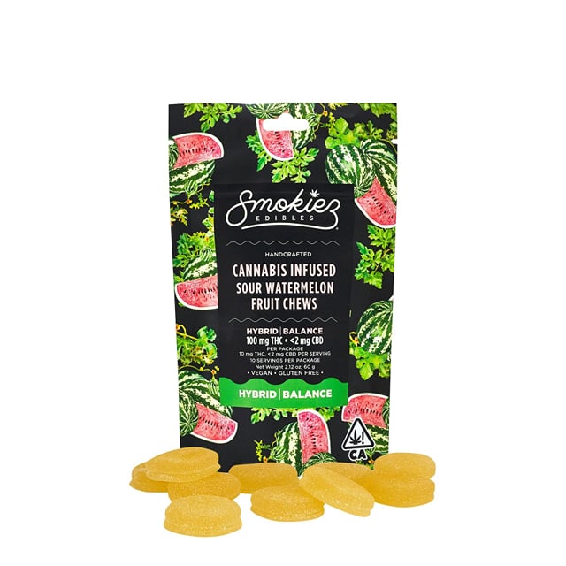 Sour Watermelon | 100mg Fruit Chews