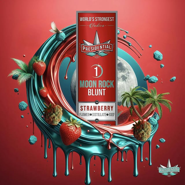 Strawberry | 1.5g Moonrock Blunt