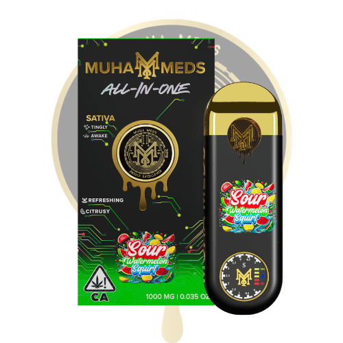 Sour Watermelon Squirt 1G AIO Disposable