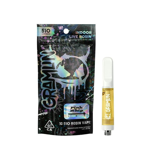 Pink Whip - 1G Cartridge - Live Rosin (510 Cart)