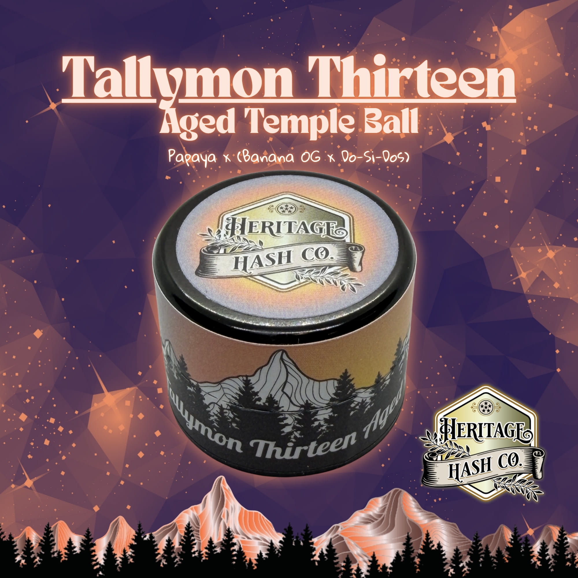 Heritage Hash Co.: New! Tallymon Thirteen Aged Temple Ball