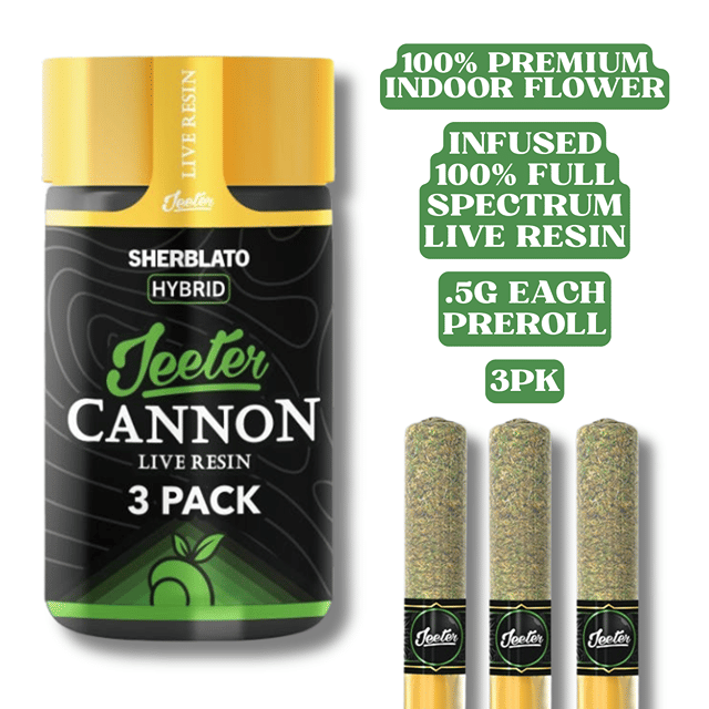 Sherblato Baby Cannons 3pk Prerolls