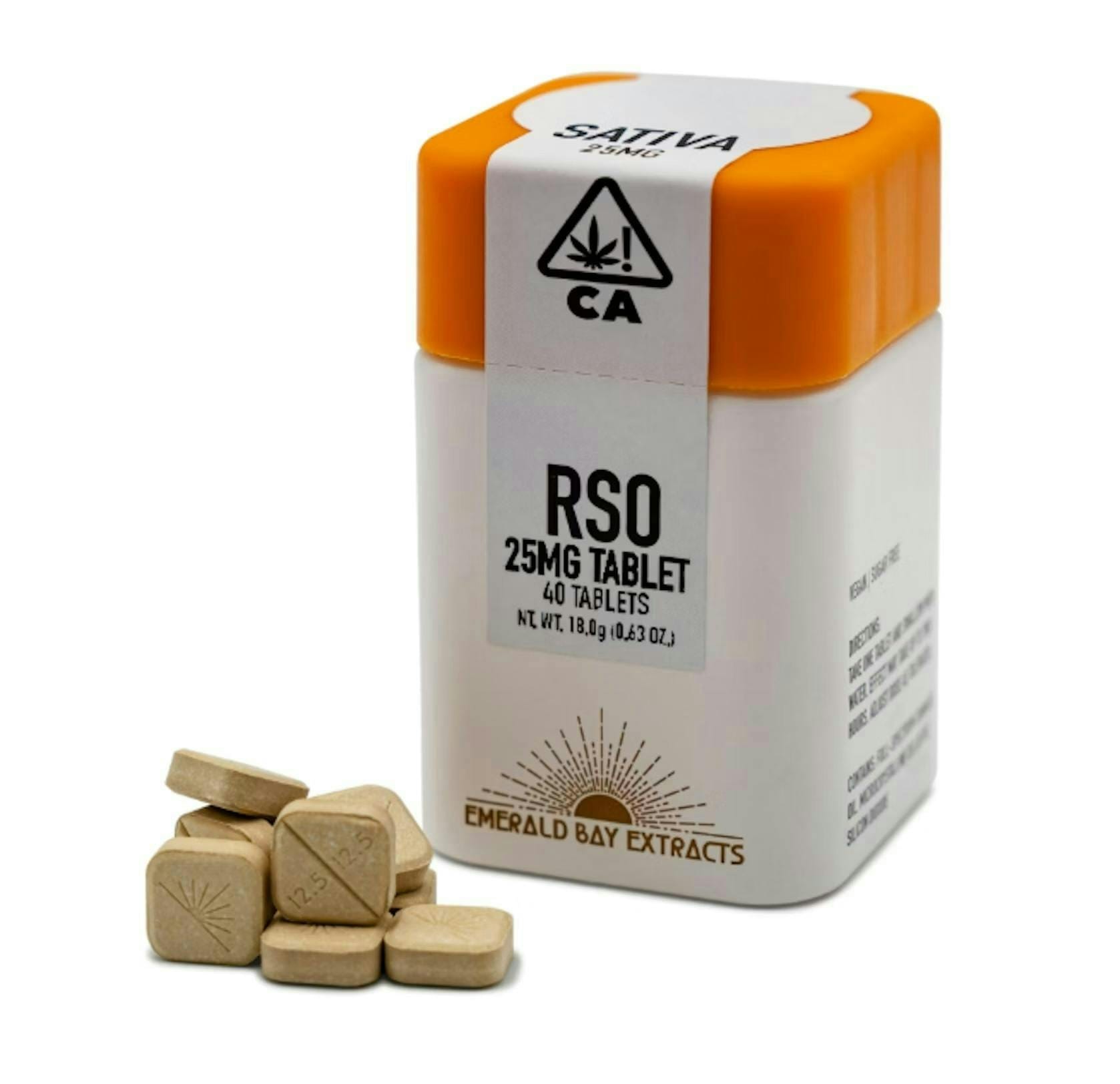 Emerald Bay Extracts: Sour Tangie - RSO Tablets