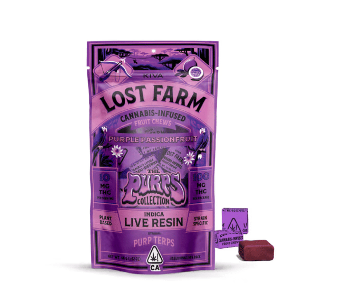 Kiva: Lost Farm Purple Passionfruit Chews