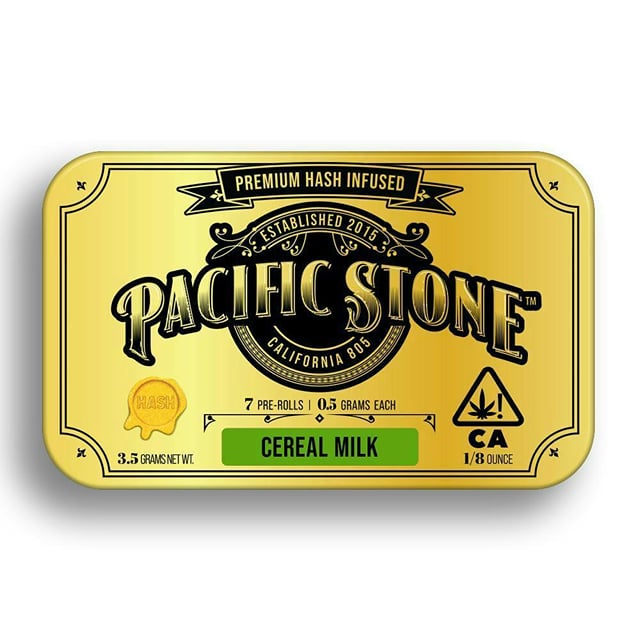 Pacific Stone | Cereal Milk | Hash Infused Minis | 0.5g each | 7pk