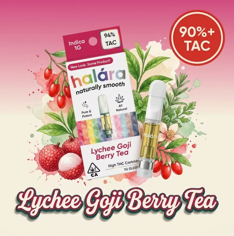 Halara: Lychee Goji Berry Tea
