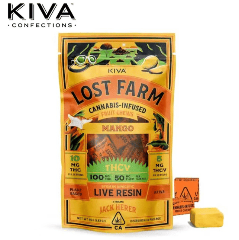 Kiva: Lost Farm - Mango Fruit Chews - W/ Jack Herer