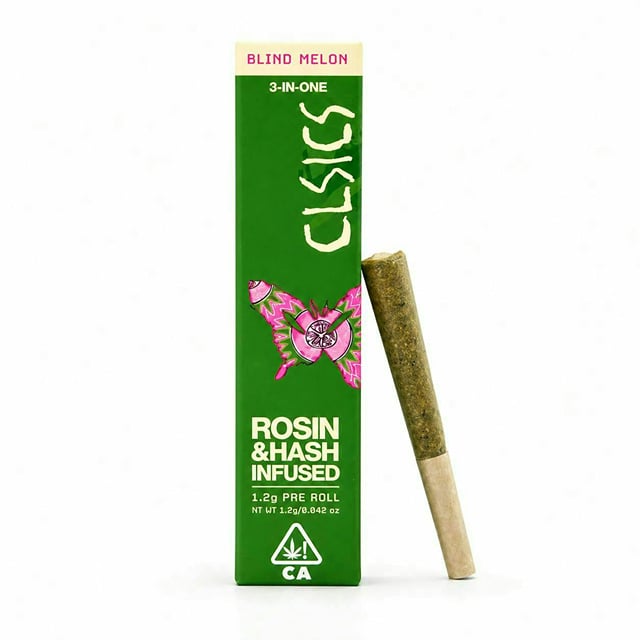 Blind Melon | 3in1 | 1.2g Rosin & Hash Infused Preroll