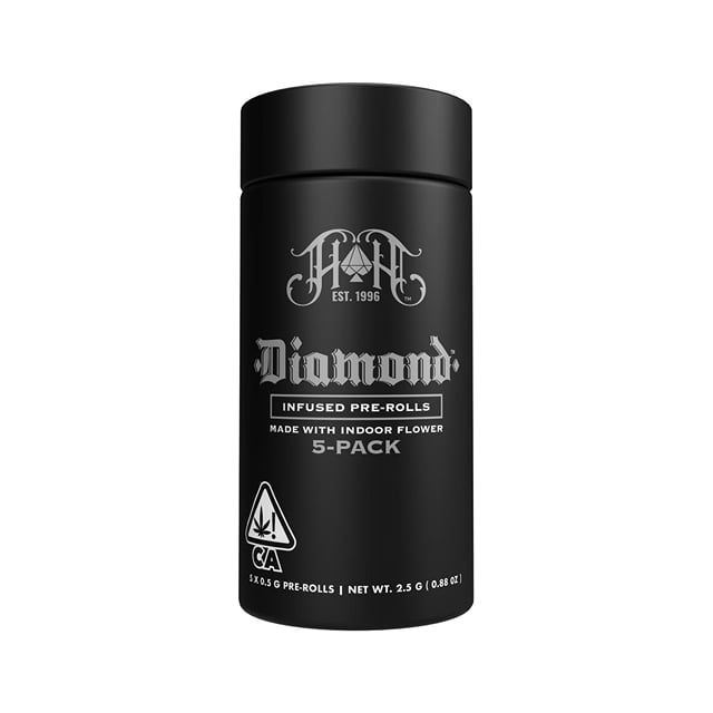 Greenline x DK | .5g x 5 Diamond Infused Pre-Roll Pack