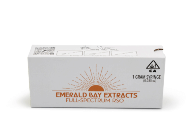 EMERALD BAY EXTRACTS - RSO - 1 Gram Syringe - CBG- White CBG