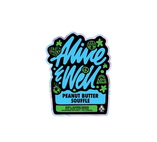 PEANUT BUTTER SOUFFLE CURED RESIN VAPE | ALIVE AND WELL