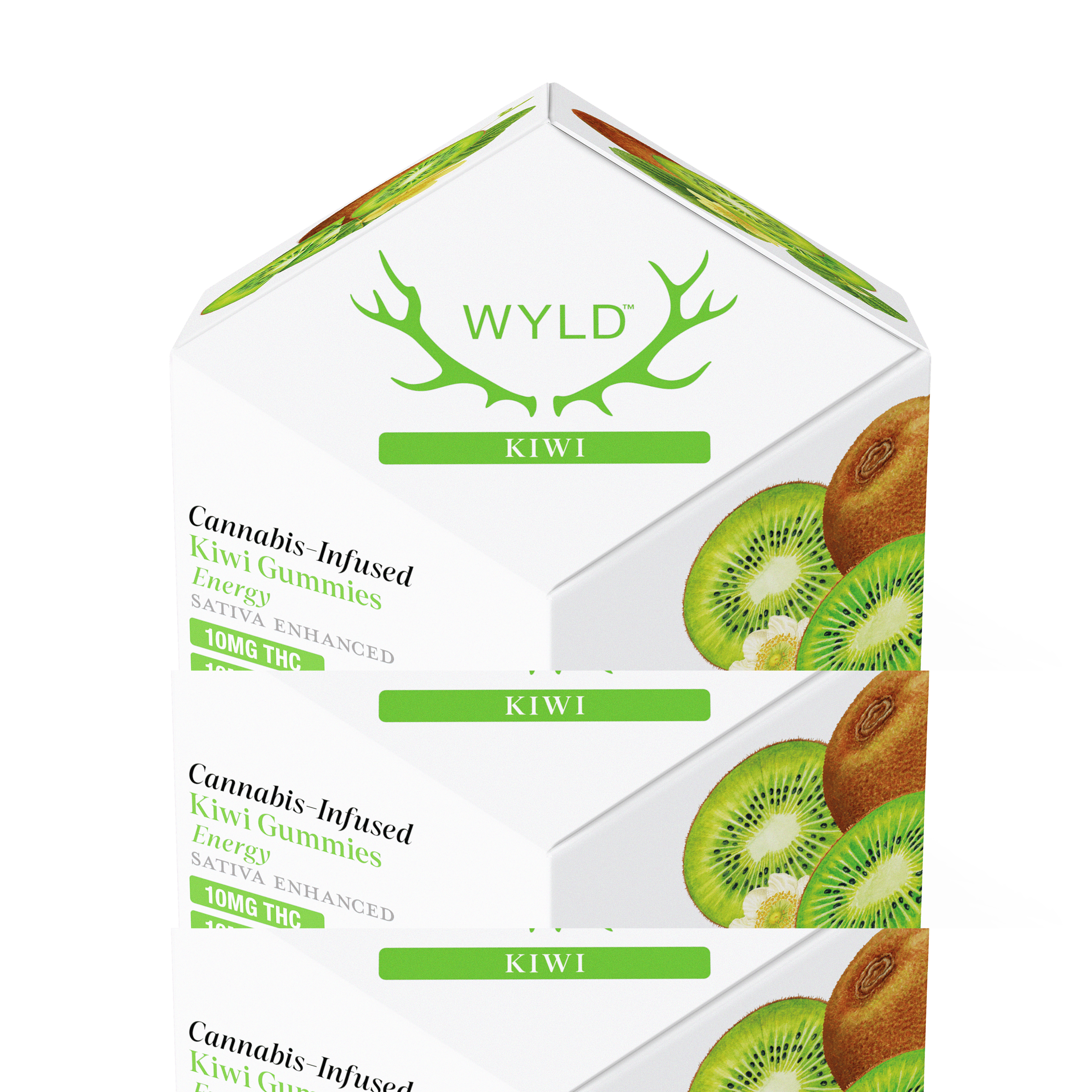 WYLD - Kiwi - Gummies - 100mg THC + 100mg THCV - Wyld - Kiw - Gummy - 100mg - $16.99 - Edibles