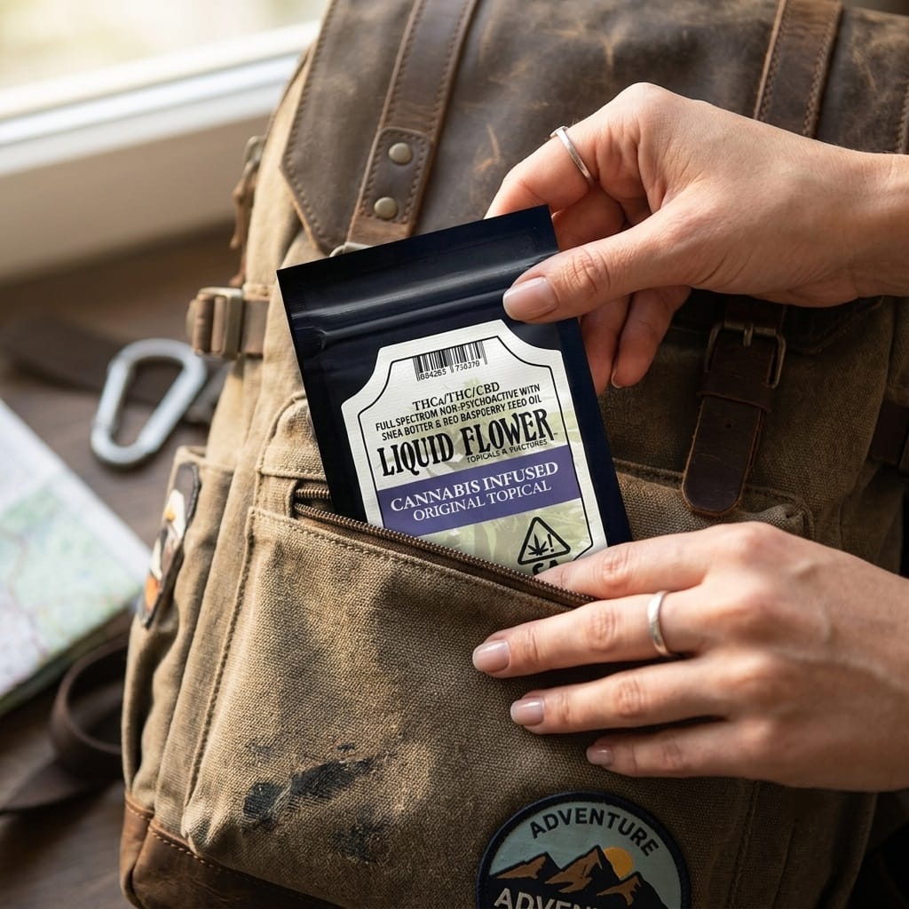 Original Topical Cream | Travel Packet | THCa/THC/CBD