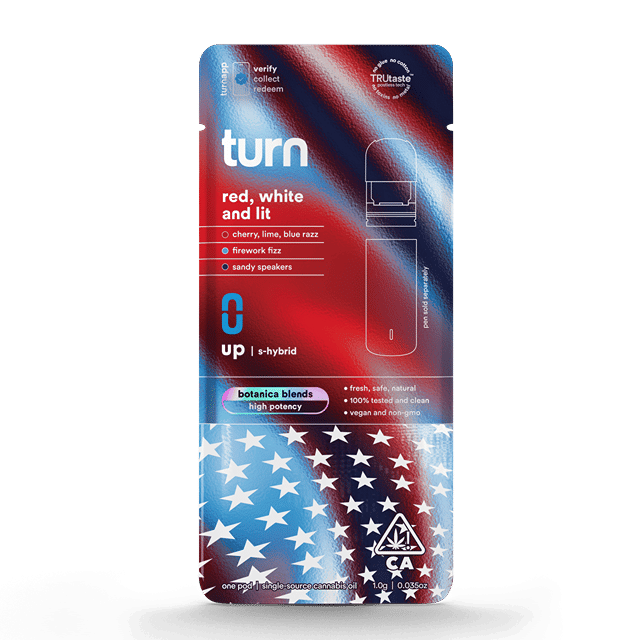 Red, White And Lit | BB | 1g Pod