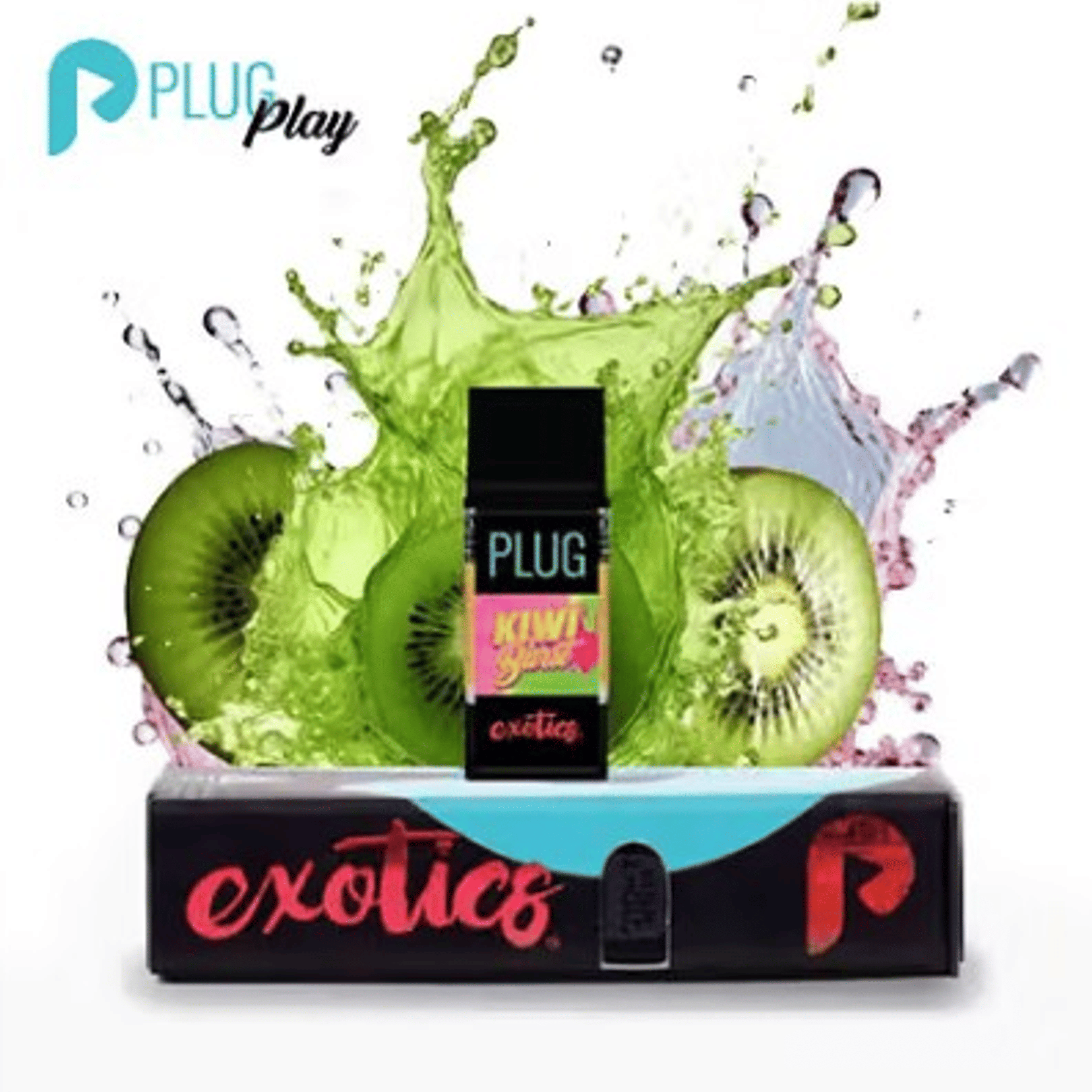 PLUGplay EXOTICS - Kiwi Burst PLUG - 1g - PLUGplay - KB - Exotics Pod - 1g - $27.99 - PLUGplay Pods