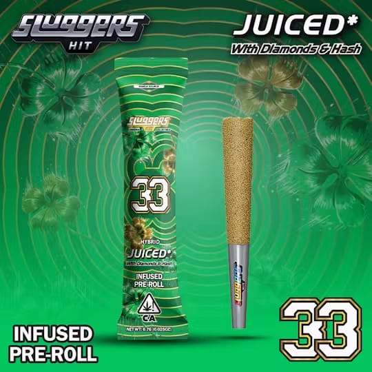 Sluggers: 33 .7g Infused Preroll