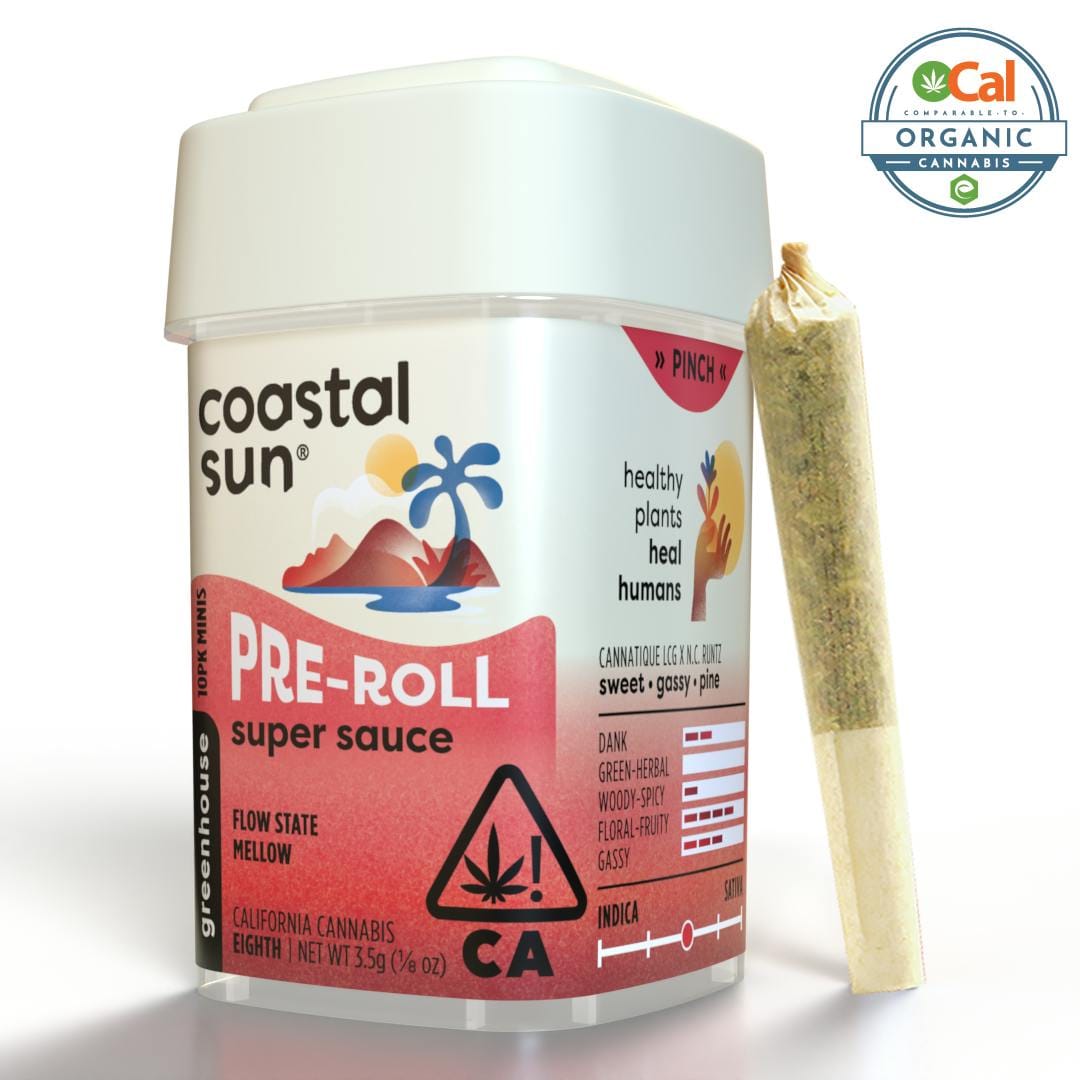 Coastal Sun: Super Sauce Pre-roll Pack