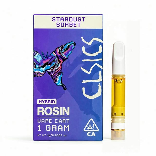 CLSICS: Stardust Sorbet - Live Rosin Vape Cartridge - 1g