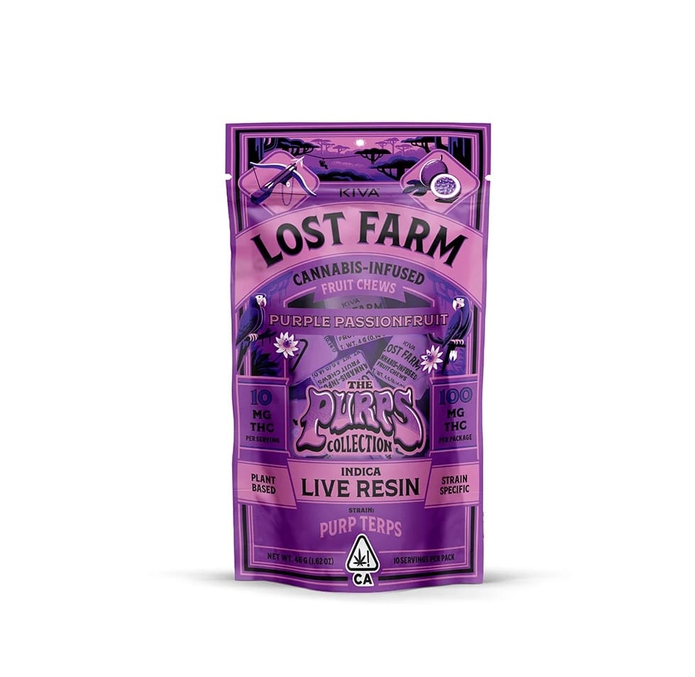 LOST FARMS: Purple Passionfruit Purp Terps Chews