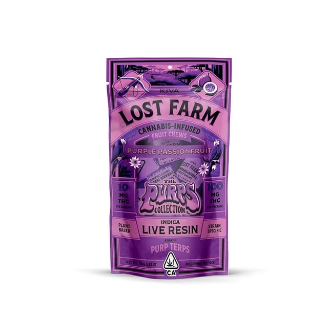 LOST FARMS: Purple Passionfruit Purp Terps Chews
