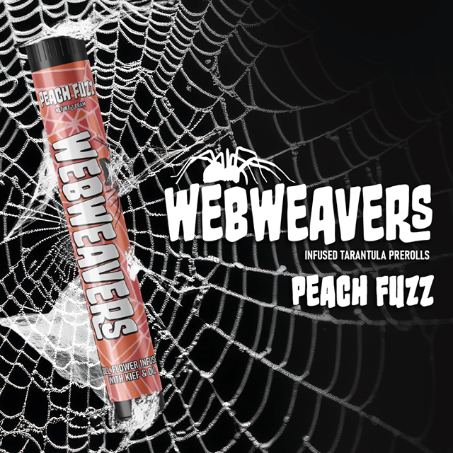 Tarantula Infused Pre-roll 1g - Peach Fuzz