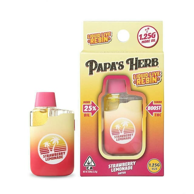 Liquid Live Resin Strawberry Lemonade | Disposable | 1.25g
