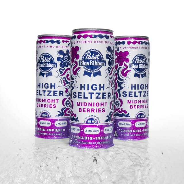 PABST | PBR - MIDNIGHT BERRIES | 10mg THC + 3mg CBN + 2mg CBD | Single Can