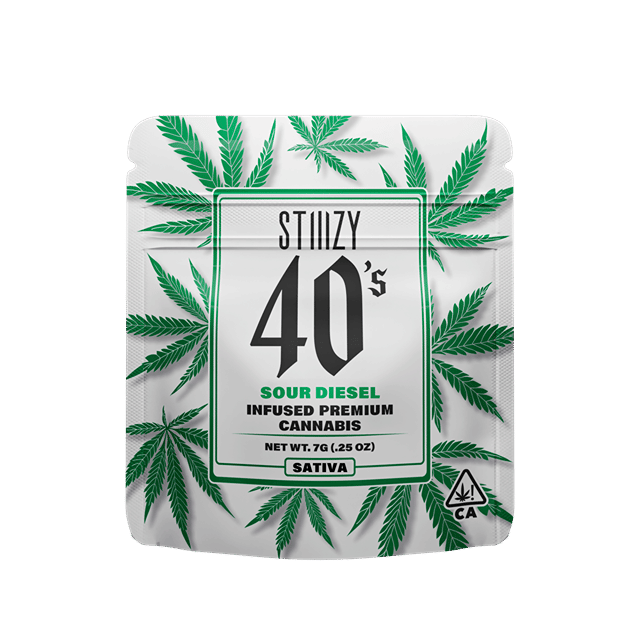 - SOUR DIESEL - 7G 40's Infused Flower