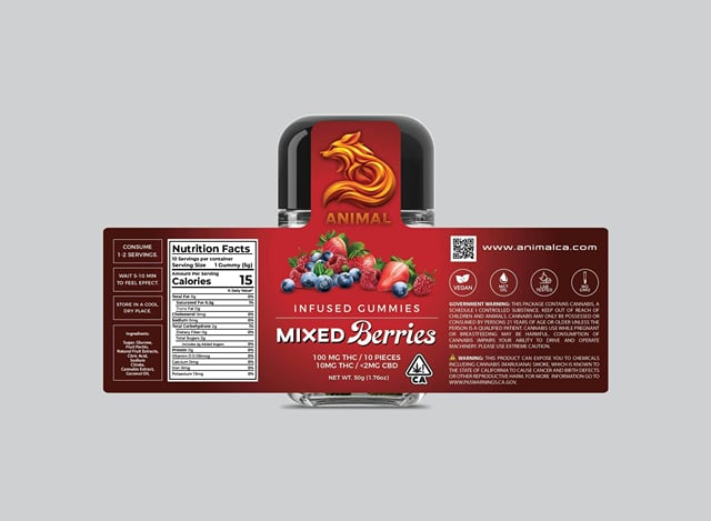 Mix Berry Gummies - 10 x 10mg/gummy