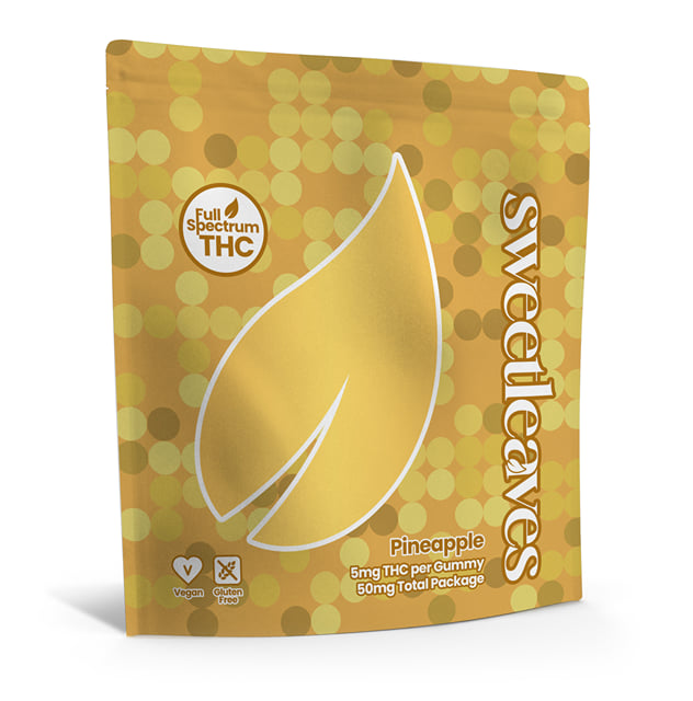 Pineapple - 5mg Hemp THC Gummies - 10pk