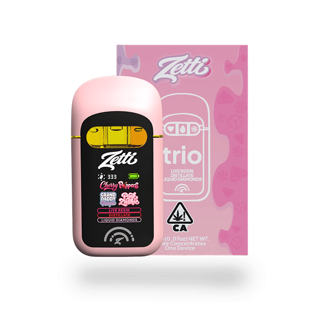 ZETTI TRIO | CHERRY POPPERS x GRAND DADDY PURPLE x PINK ZUSHIE | 2G