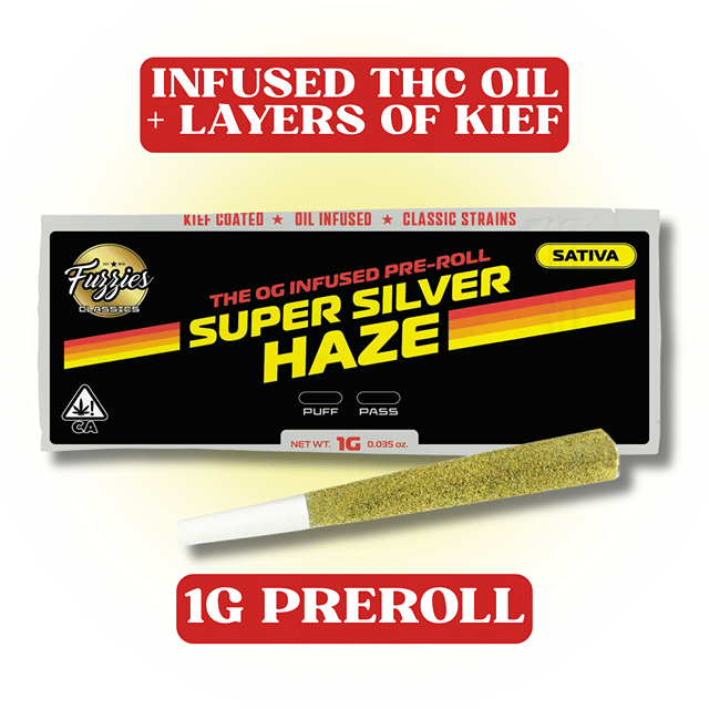 Super Silver Haze 'Classics' Infused 1g Preroll