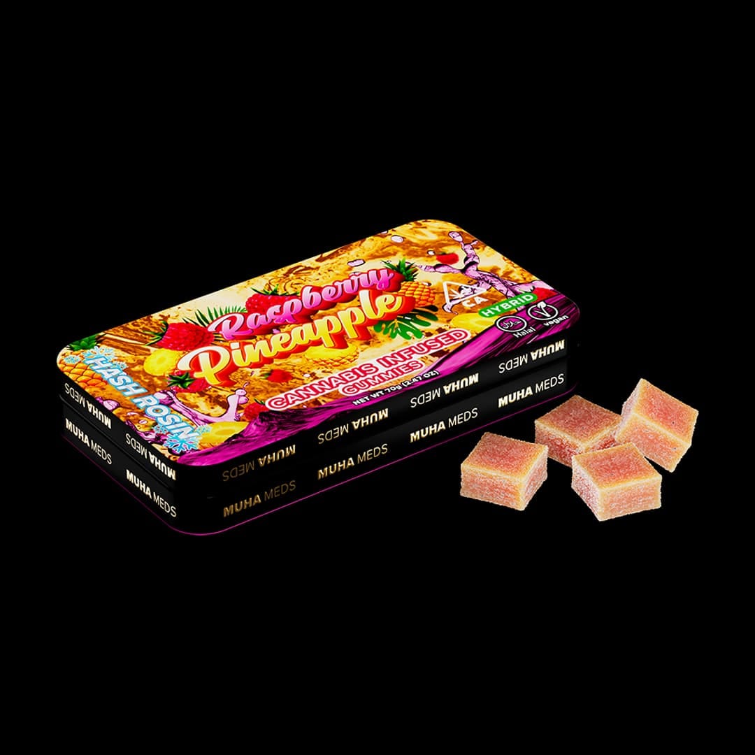 Muha Meds Infused Gummies | Raspberry Pineapple - Hybrid - Muha Meds -  - $11.57 - Edibles